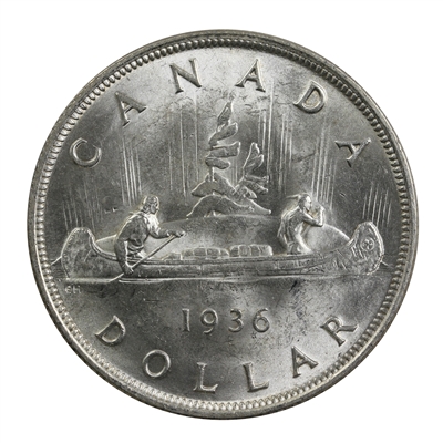 1936 Canada Dollar UNC+ (MS-62) $