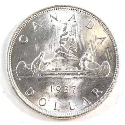 1937 Canada Dollar Brilliant Uncirculated (MS-63) $