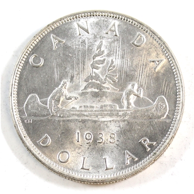 1938 Canada Dollar UNC+ (MS-62) $