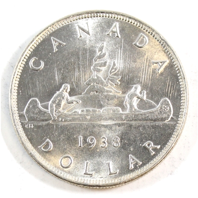 1938 Canada Dollar Uncirculated (MS-60) $