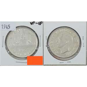 1945 Canada Dollar VF-EF (VF-30) $