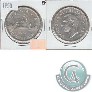 1950 Canada Dollar Extra Fine (EF-40)