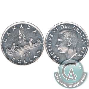 1951 Canada Dollar Brilliant Uncirculated (MS-63)