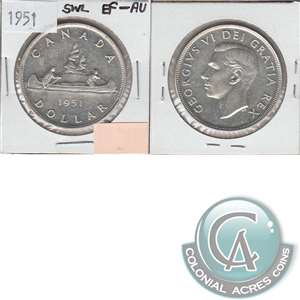 1951 SWL Canada Dollar EF-AU (EF-45)