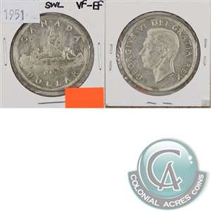 1951 SWL Canada Dollar VF-EF (VF-30)