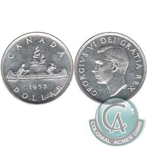1952 Canada Dollar Uncirculated (MS-60)