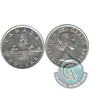 1953 NSS Canada Dollar Brilliant Uncirculated (MS-63)