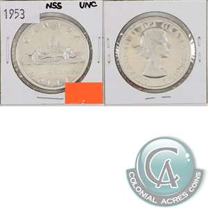 1953 NSS Canada Dollar Uncirculated (MS-60)