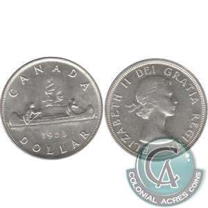 1953 SS SWL Canada Dollar Almost Uncirculated (AU-50)