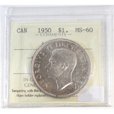 1950 Arnprior Canada Dollar ICCS Certified MS-60