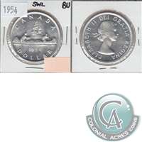 1954 SWL Canada Dollar Brilliant Uncirculated (MS-63) $