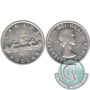 1957 Canada Dollar EF-AU (EF-45)