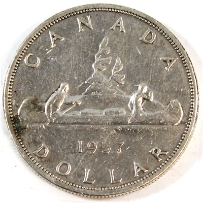 1957 Canada Dollar VF-EF (VF-30)