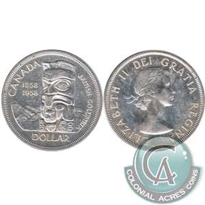 1958 Canada Dollar AU-UNC (AU-55)