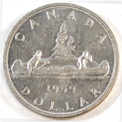 1959 Canada Dollar EF-AU (EF-45)