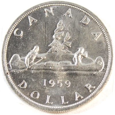 1959 Canada Dollar Uncirculated (MS-60)