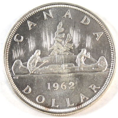 1962 Canada Dollar Uncirculated (MS-60)