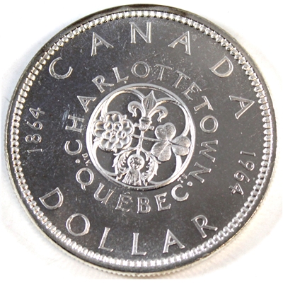 1964 No Dot Canada Dollar Proof Like