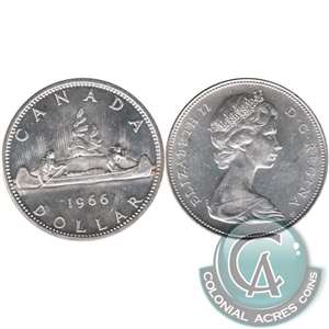 1966 Canada Dollar AU-UNC (AU-55)