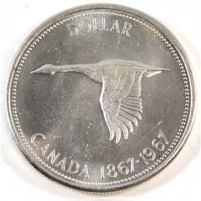 1967 Canada Dollar Uncirculated (MS-60)