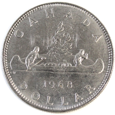 1968 Canada Nickel Dollar Choice Brilliant Uncirculated (MS-64)