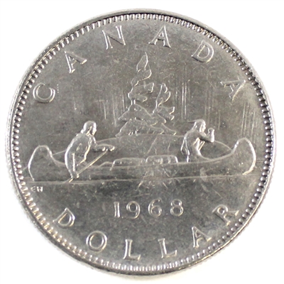 1968 Canada Nickel Dollar Uncirculated (MS-60)
