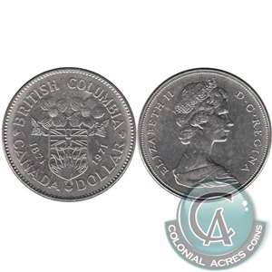 1971 Canada Nickel Dollar Uncirculated (MS-60)