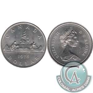 1976 Detached Jewel Canada Nickel Dollar UNC+ (MS-62)