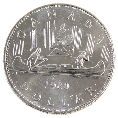 1980 Canada Nickel Dollar Brilliant Uncirculated (MS-63)