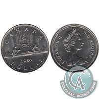 1980 Canada Nickel Dollar Uncirculated (MS-60)