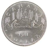 1981 Canada Nickel Dollar Brilliant Uncirculated (MS-63)