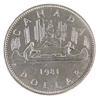 1981 Canada Nickel Dollar Circulated