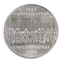 1982 Constitution Canada Nickel Dollar Brilliant Uncirculated (MS-63)