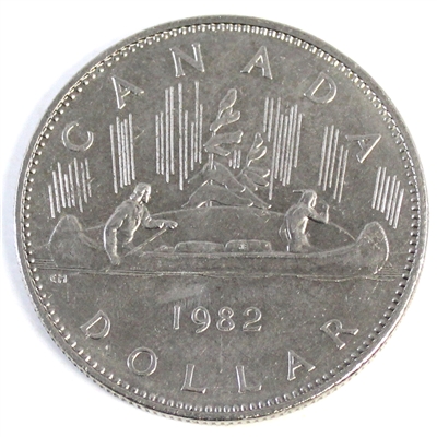 1982 Voyageur Canada Nickel Dollar Circulated