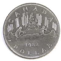 1982 Voyageur Canada Nickel Dollar UNC+ (MS-62)