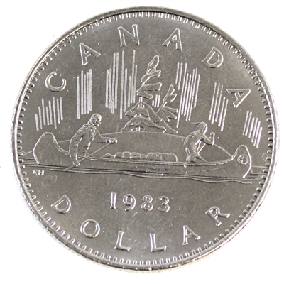 1983 Canada Nickel Dollar Uncirculated (MS-60)