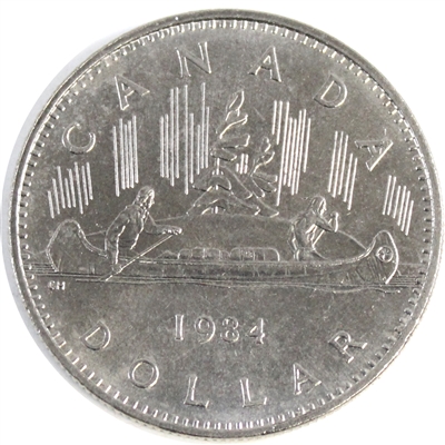 1984 Voyageur Canada Nickel Dollar UNC+ (MS-62)