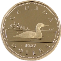 1987 Canada Loon Dollar Proof