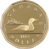 1989 Canada Loon Dollar Proof