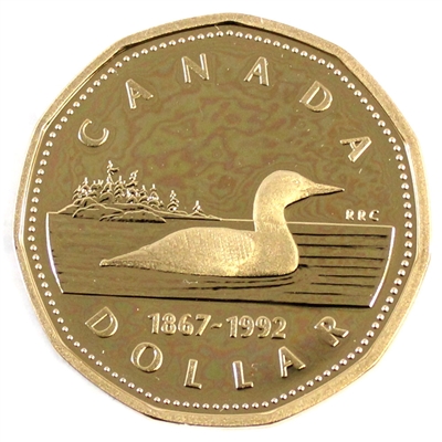 1992 Canada Loon Dollar Proof