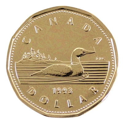 1993 Canada Loon Dollar Proof Like