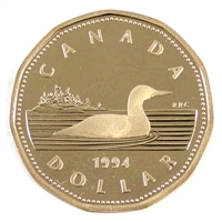 1994 Canada Loon Dollar Proof