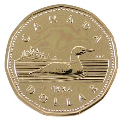 1994 Canada Loon Dollar Proof Like