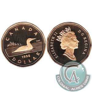 1998 Canada Loon Dollar Proof