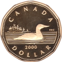 2000 Canada Loon Dollar Proof