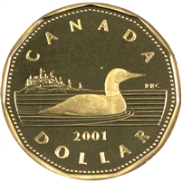 2001 Canada Loon Dollar Proof