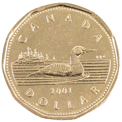 2001 Canada Loon Dollar Proof Like (Mint Set Issue Only)