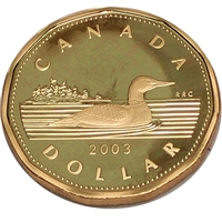2003 Canada Old Effigy Loon Dollar Proof