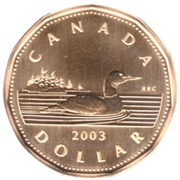 2003 Canada Old Effigy Loon Dollar Specimen
