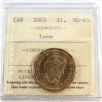 2005 Canada Loon Dollar ICCS Certified MS-65
